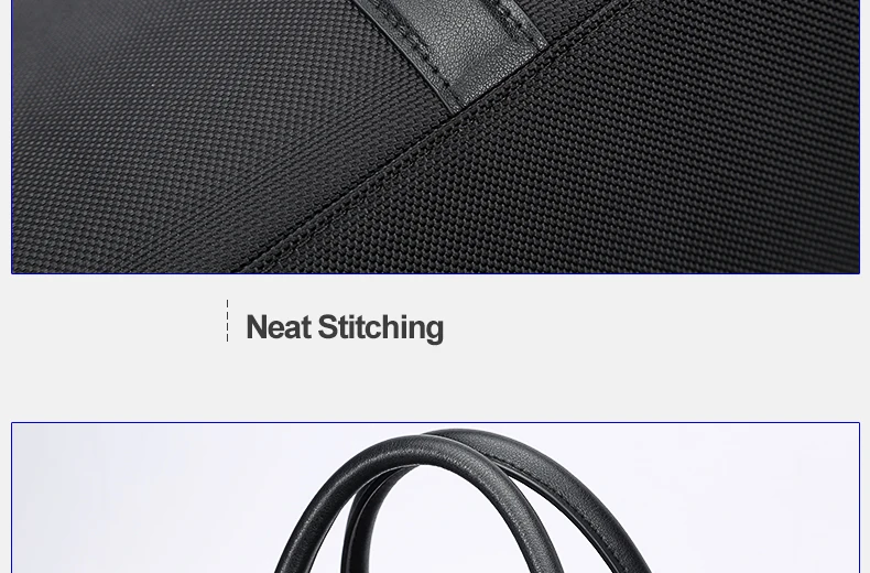 BOPAI непромокаемые Оксфордские дорожные сумки для мужчин деловые Модные мужские вещевой мешок на борту полета женские сумки-тоут черные
