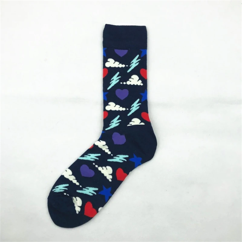 Moda Socmark, весна, Новое поступление, счастливые мужские носки, смешной цвет, уличная одежда, хип-хоп, геометрический узор, дизайнерские носки, подарок для мужчин