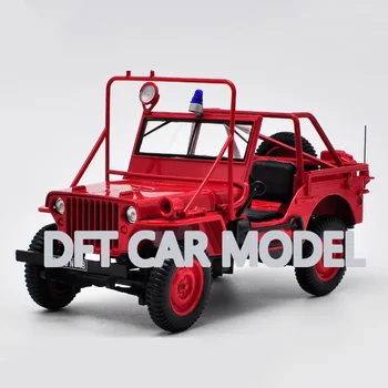 

1:18 Alloy Pull Back Toy Fire engine JEEP Car Model Of Children's Toy Cars Original Authorized Authentic Kids Toys