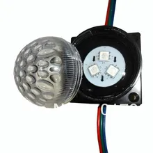 20 штук DC12 WS2811 пиксельный модульный с прозрачной крышкой; 3 шт. 5050 led внутри; 0,72 Вт; диаметром 40 мм