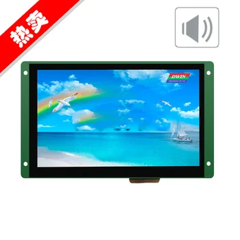 

DMT80480T070_07WTZ1 7 inch Divinus DGUS serial port industrial capacitive touch screen highlight voice