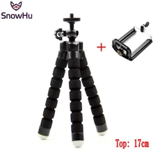 SnowHu гибкий мини-штатив с губкой Осьминог для iPhone Xiaomi huawei смартфон Штатив для Gopro8 7 6 5 аксессуар с телефоном LD06