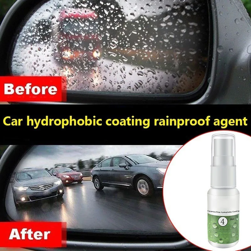Ceramic/glass nano-hydrophobic coating anti-rain agent HGKJ-4-20ml Windshield Rainproof Agent Spray Car accessories