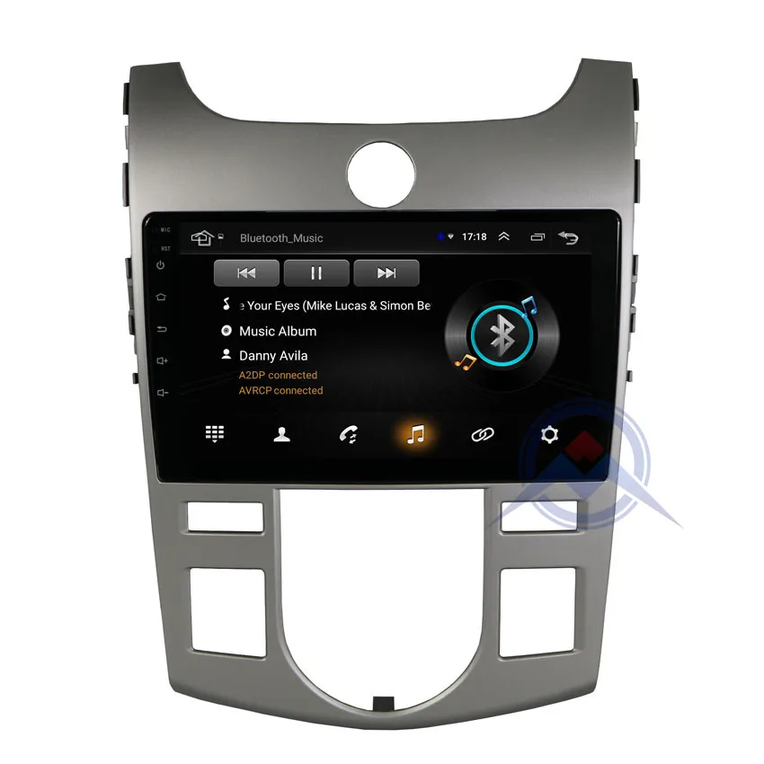 Perfect ZOHANAVI 9 inch Android 9.0 2.5D Car DVD GPS for KIA Forte Cerato 2008-2014 car Radio GPS navigation head unit build in wifi 5