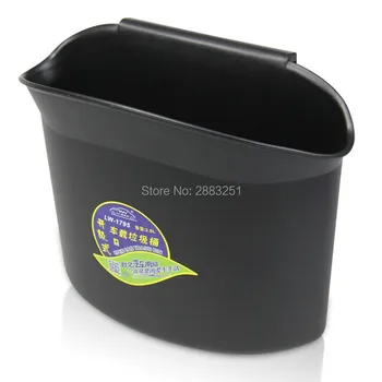 

HOT Accessories Big Capacity Car Opening Design Trash Bin Hang Type For ACURA mdx rdx tl tsx rl zdx integra rsx key Home Office