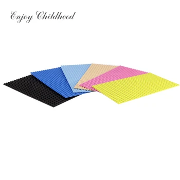

7 Colors Single Face 32*16 Dots Small Building Brick Block Baseplate Board Compatible with Lmings Toys for Children
