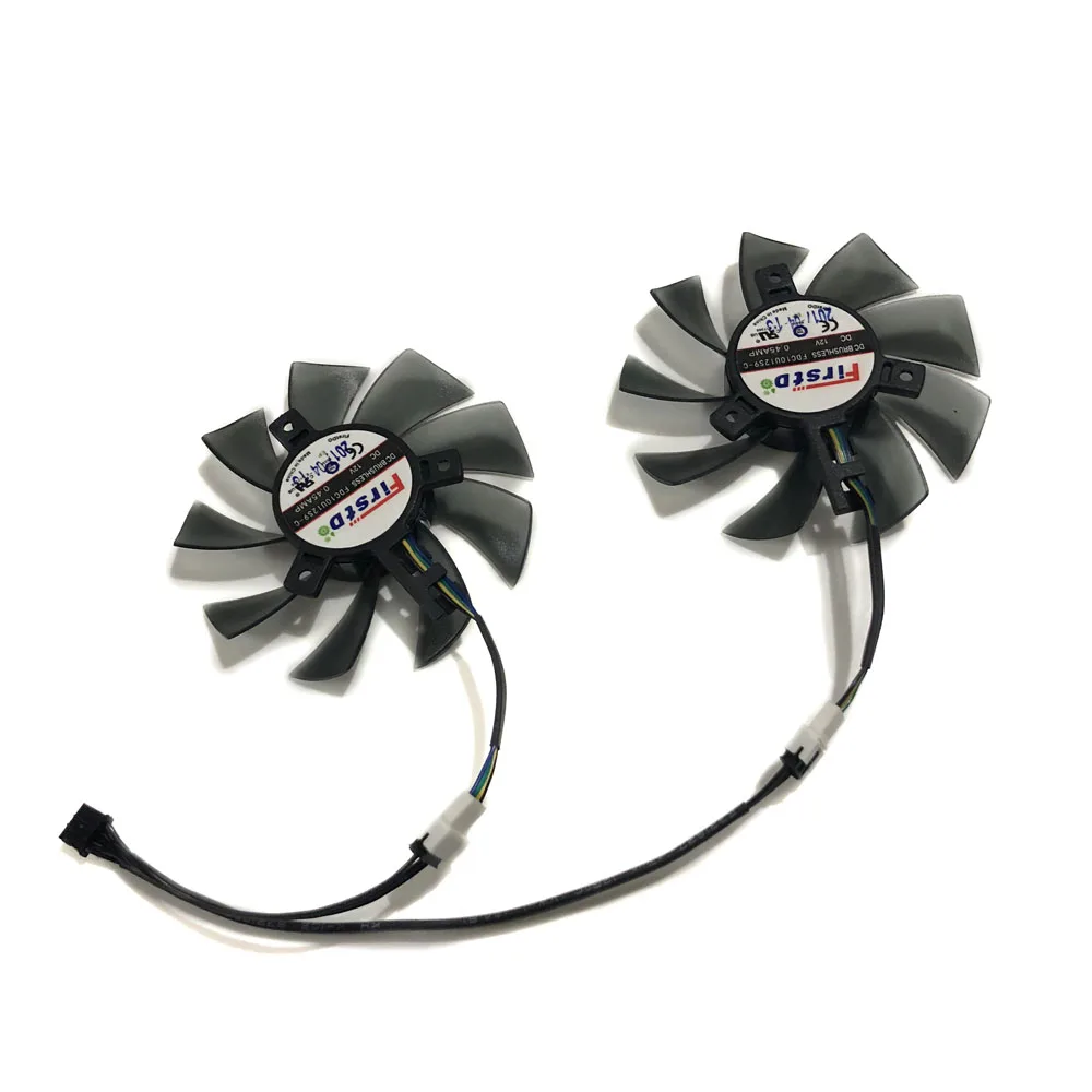2 шт./компл. FDC10U12S9 C RX 570 GPU VGA кулер вентиляторы в качестве замены за его RX570 IceQ X/TURBO