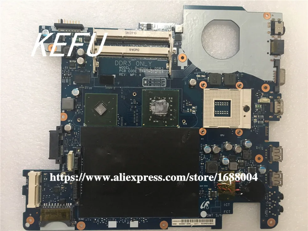 KEFU для samsung R428 R430 Материнская плата ноутбука BA92-06003B BA92-06003A BA41-01216A REV: MP1.4 DDR3 с