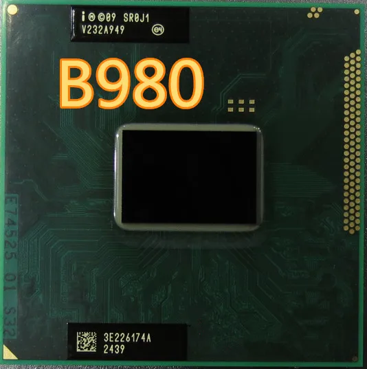 ЦП Intel Pentium SR0J1 B980 SROJ1 B980 2,4G/2 M HM65 HM67 IC процессор ноутбука B 980