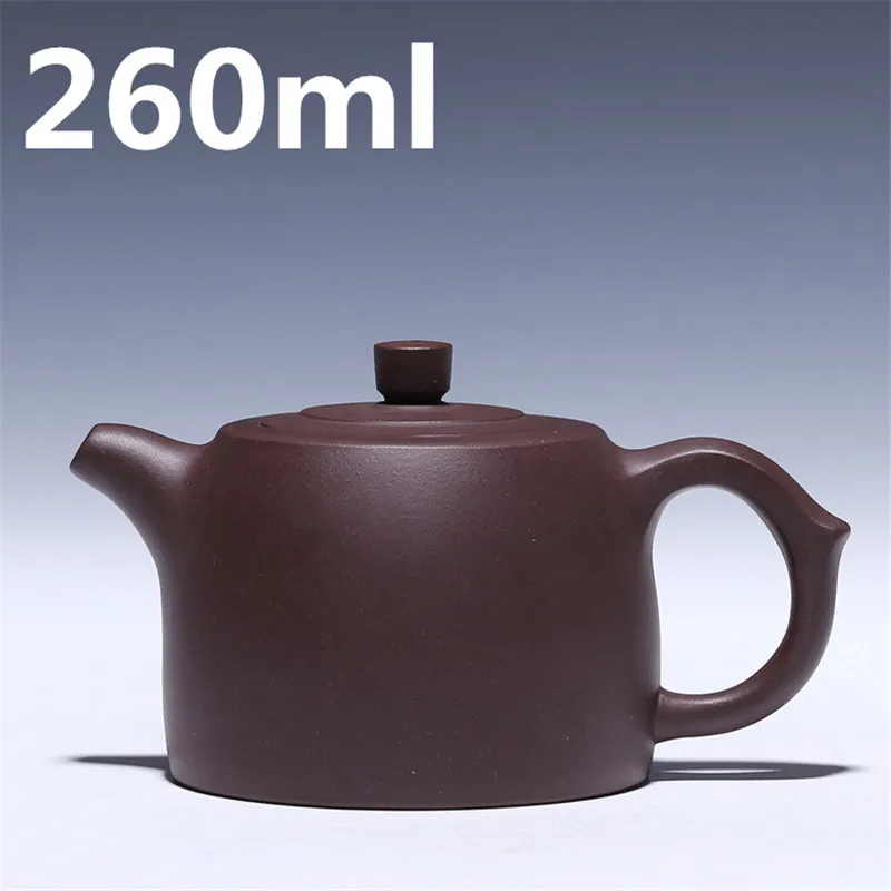 

Chinese Tea Pot Purple Clay Mud Teapot 260ml Kung Fu Tea Pot Famous Handmade Zisha Authentic Teapots Kettle Set Tea Ceremony