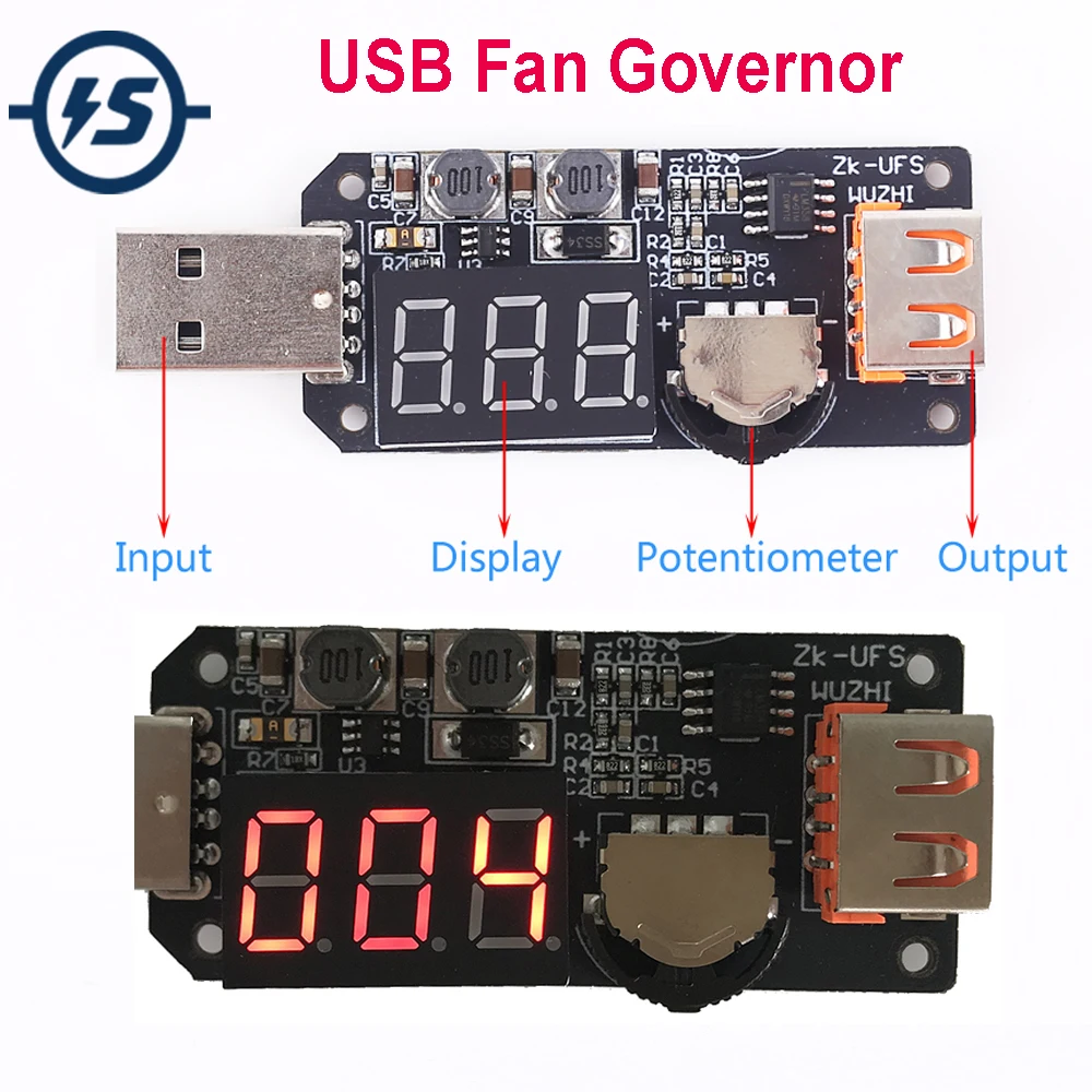 Регулятор скорости USB регулятор таймер светодиодный модуль затемнения 5 В Вт