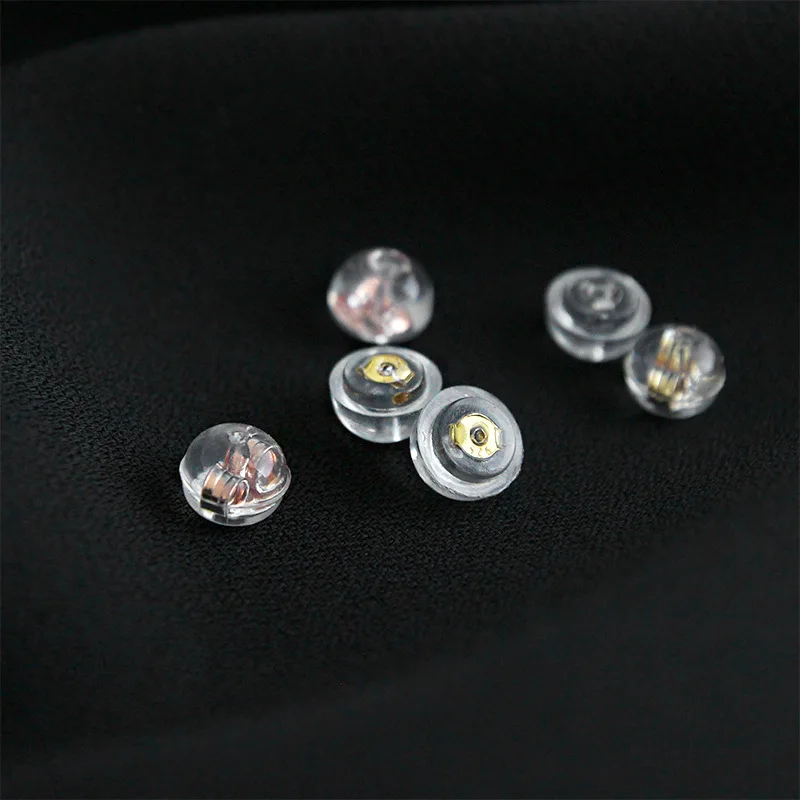 Женские серебряные беруши для сережек фурнитура ювелирных изделий ручной работы