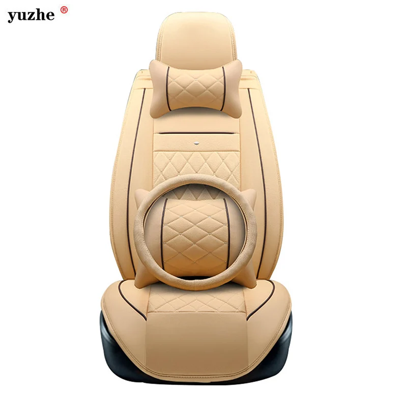 Yuzhe leather car seat cover For Toyota Honda Nissan Mazda Lexus Jeep Subaru Mitsubishi Suzuki Kia Hyundai Ssangyong accessories источник света для авто eco fri led 31 t10 w5w honda acura hyundai isuzu kia lexus mazda 6 x
