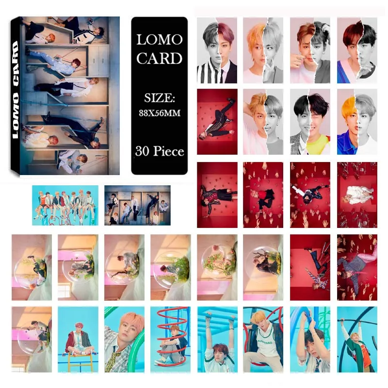 

Youpop KPOP Bangtan Boys LOVE YOURSELF Answer Album LOMO Cards New Fashion Self Made Paper Photo Card Photocard LK587