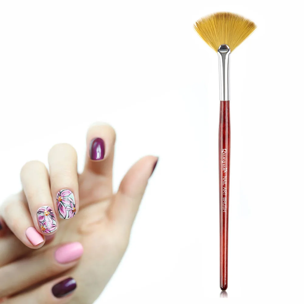 

New Professional Nail Art Brush Pen Acrylic Nail Pen Design Fan Brush Painting Flower UV Gel Pen Manicure Tool For Salon DIY