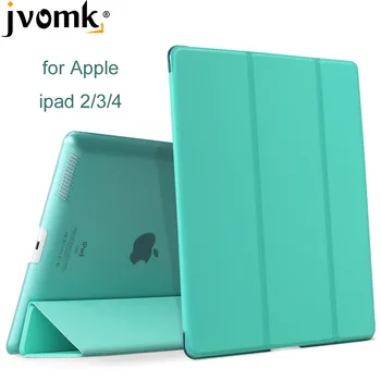 

For iPad 2 3 4 ,Jvomk YiPPee Color PU Smart Cover Case Magnet wake up sleep For apple iPad2 iPad3 iPad4 Protective leather case