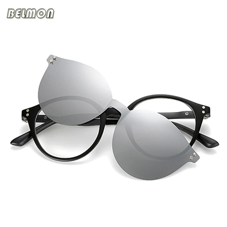 

Optical Eyeglasses Frame Men Women Fashion Clip On Magnets Polarized Sungllasses Glasses Spectacle Frame For Male CT-TR2285