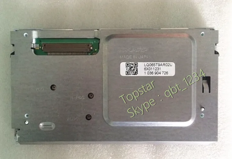 

Original LQ065T9AR02U LCD Display 6.5" Car LCD Panel mobil GPS & Audio Display Panel