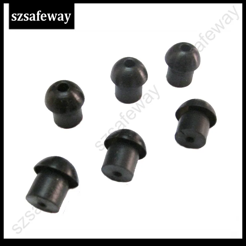 10pcs lot walkie talkie mushroom silicone Earbud eartip for Motorola for baofeng two way radio surveillance 3