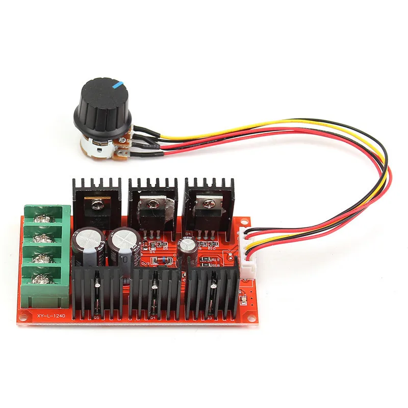9-50V 40A DC регулятор скорости двигателя ШИМ RC контроллер 12V 24V 48V 2000W Макс