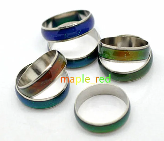 

Wholesale 50 PCS/lot Changable Colors Mood Rings Women/Men Hotsale Temperature Change Emotion Feeling Band Ring