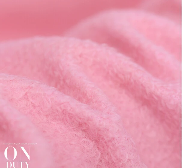 Pink Wool Circle Woolen Cloth Fabrics Heavy Fabric Pink Wool Circle Woolen Cloth Fabrics Heavy Fabric Coat Dressmaking Materials Yards H415