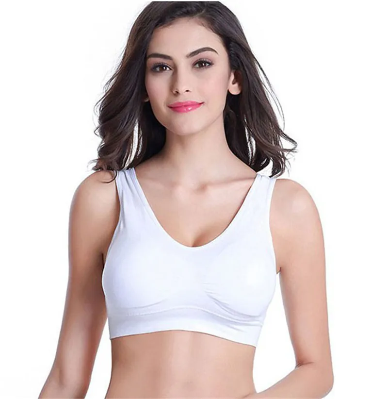 

3XLYoga Tops Women Sports Bra Tops Yoga Bra Fitness Running Gym Push Up Padded Plus Size Yoga Bra maillot france euro 2016