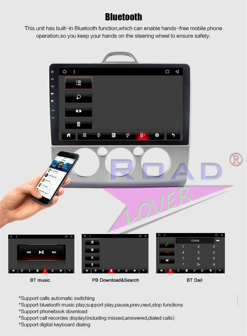 double din For Ford Focus 2010 2011 Manual
