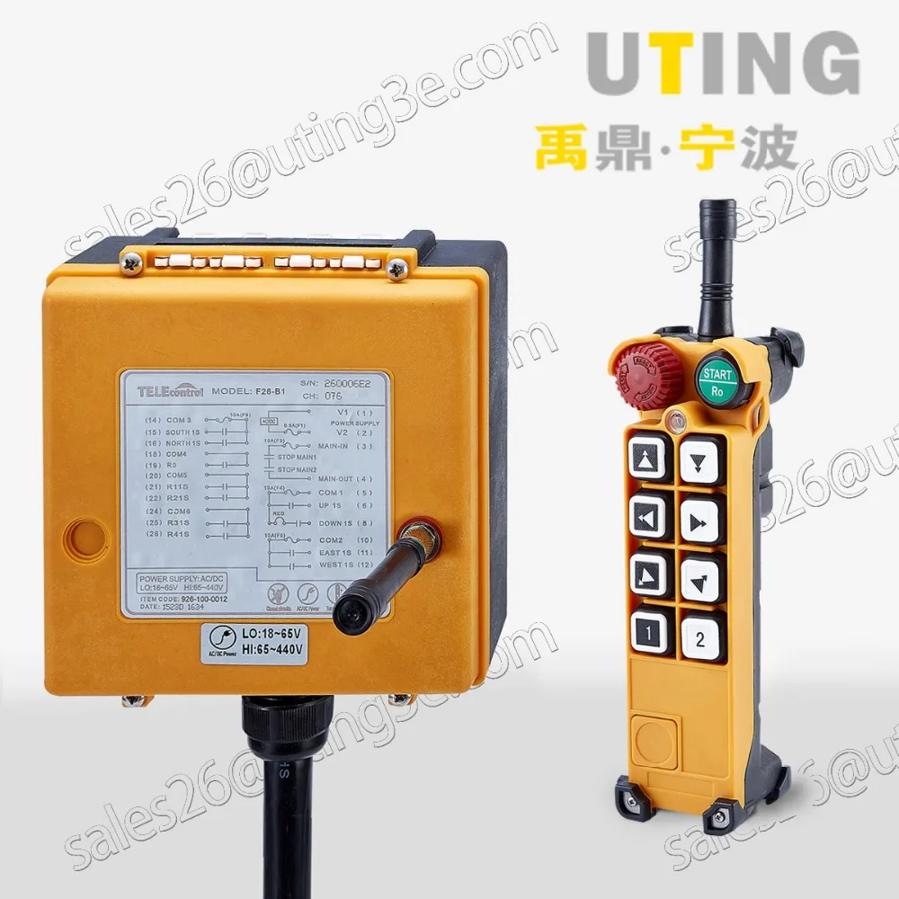 

F26-A3 industrial wireless universal radio remote control for overhead crane AC/DC