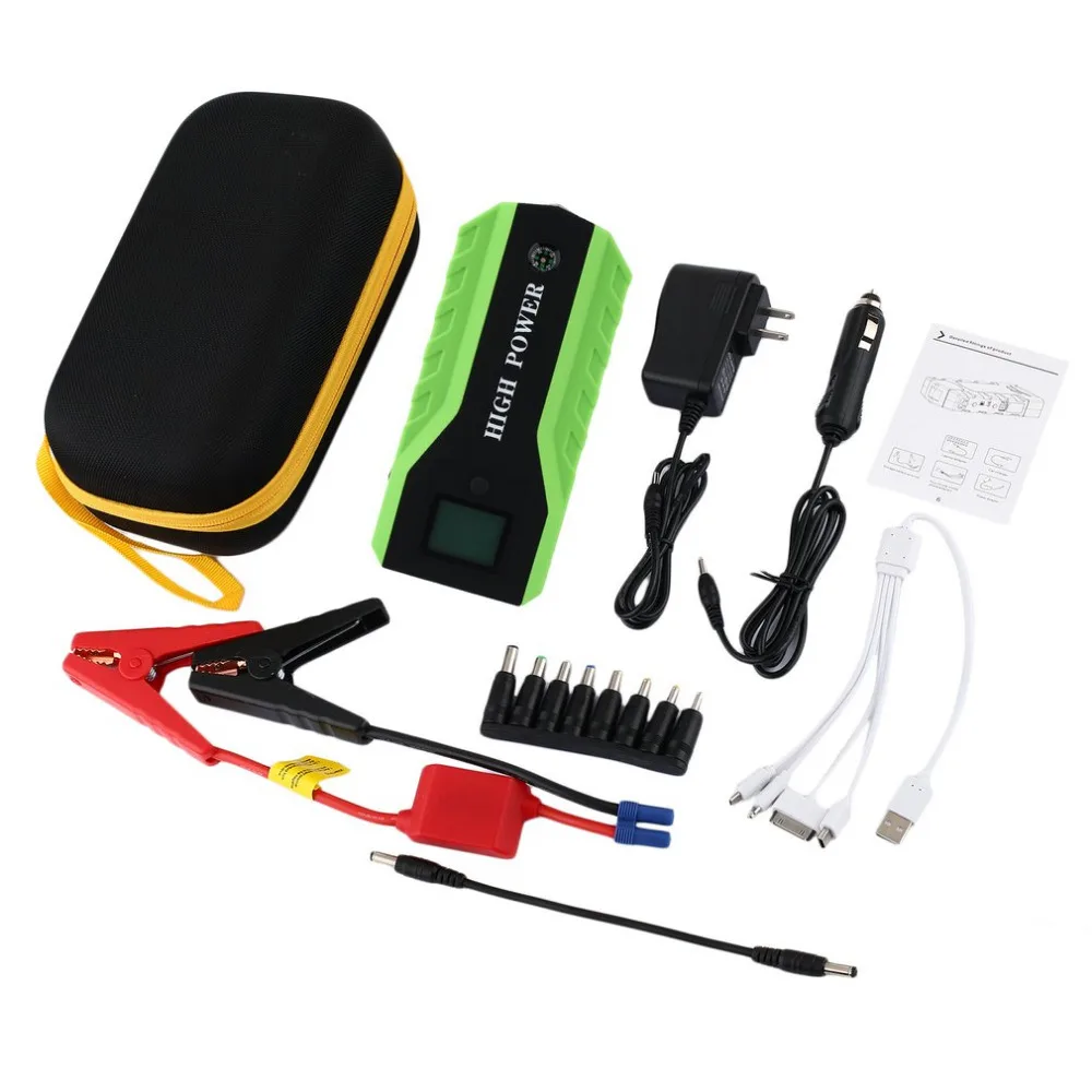 

12V 82800mAh Dual USB Output Car Jump Starter Portable Car Charger with Flash Light Battery Power Bank Emergency Power Supply