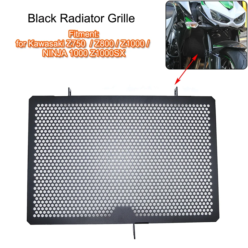Z750 Z800 Z1000 Motorcycle Radiator Grille Grills Guard Cover Protector For Kawasaki Z750 Z800 Z1000 Ninja 1000 Z1000SX (5)