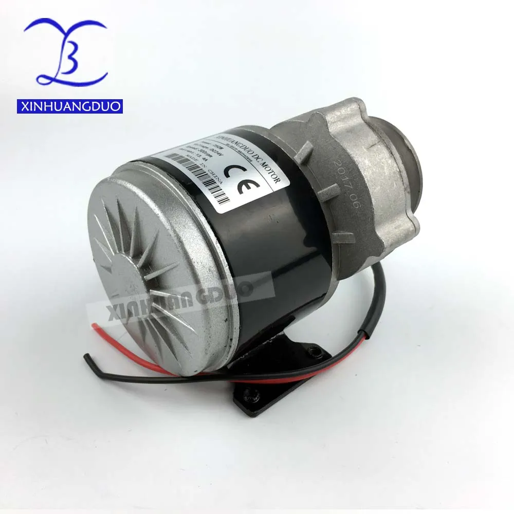 XINHUANGDUO 250w 12v 24 v36v DC зубчатый щеточный мотор с Ременным Шкивом MY1016Z2