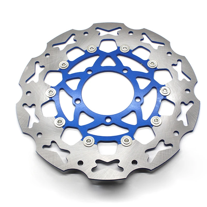 

FXCNC Motorcycle Brake Disc Motorbike Brake Discs 300mm Floating Front Brake Disc Rotor For YAMAHO FZ16 Moto Front Brake Disc