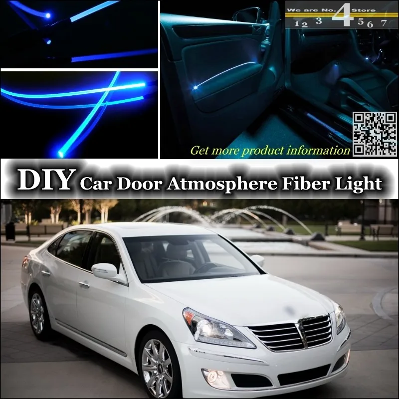 For Hyundai Equus / Centennial Interior Ambient Light Tuning Atmosphere Fiber Optic Band Lights