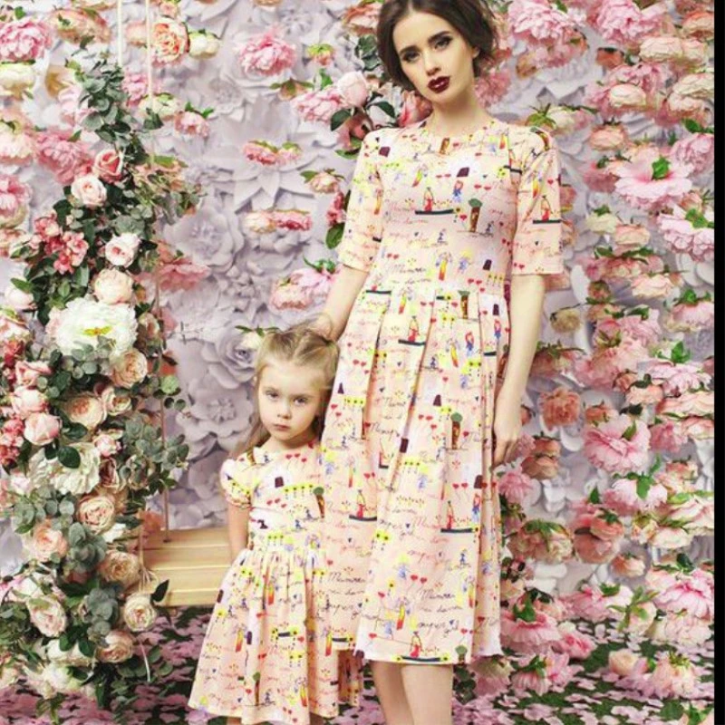 yellow mommy and me dresses