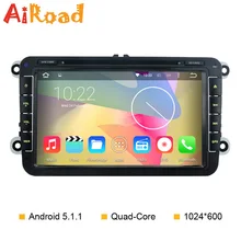 Android 5.1.1 Quad Core 2 Din Car DVD for Volkswagen VW Golf 6 Golf 5 Android DVD Player GPS Radio Navigator Systems Headunit