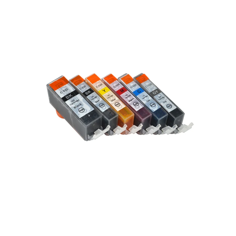 Картридж с чернилами Luocai 12 шт. для PGI525 PGI525BK CANON PIXMA MG6150 MG8150 MG6250 MG6100 MG8250 чипом|ink