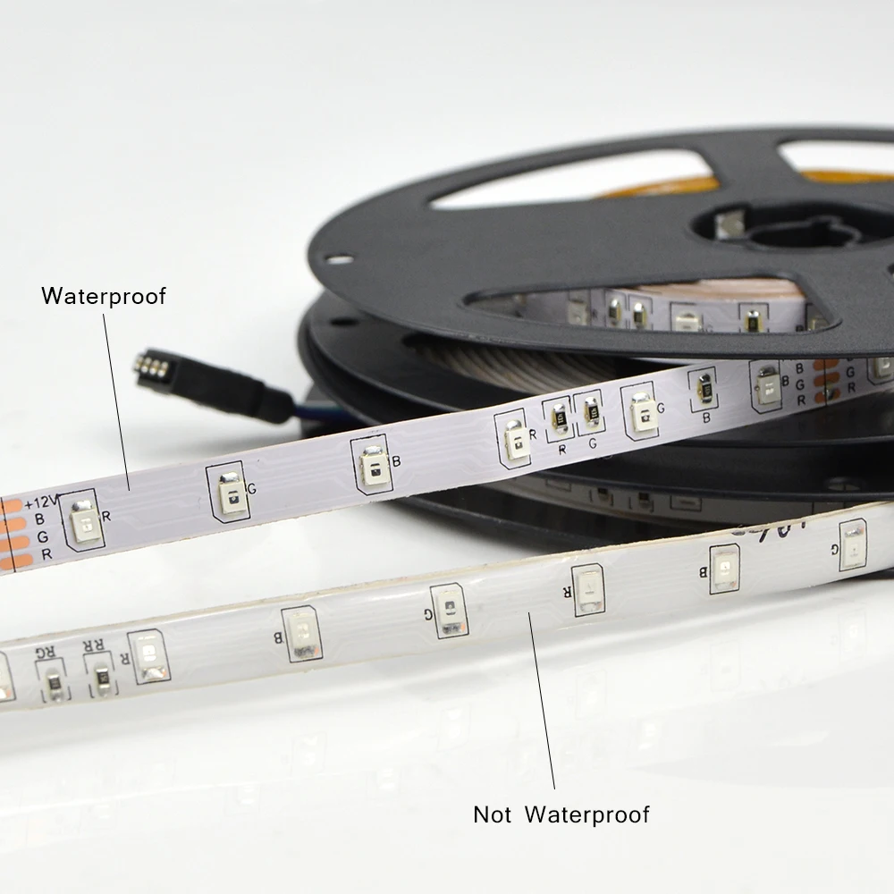 1 комплект 5 м или 10 2835 3528 SMD RGB Светодиодные ленты свет строка Декор лампы + DC 12 В 3A