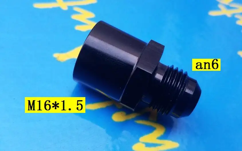 

female M16 P1.5 M16 * 1.5 M16*1.5 16*1.5 to 6an an6 an 6 male adaptor adapter Fitting