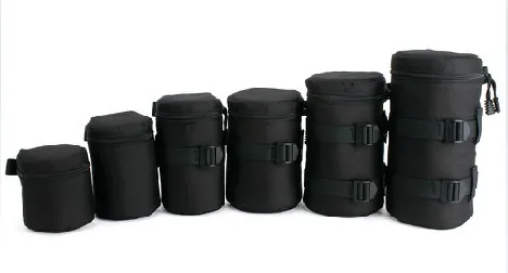 Biostore Маленькая в большой размер утолщенная линза Сумка для DSLR пакет объектива