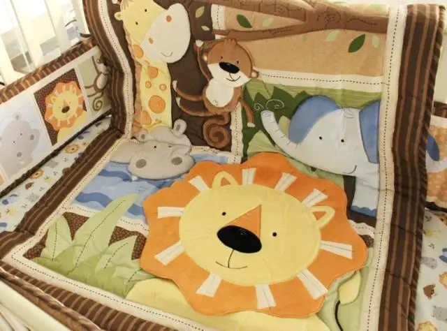 jungle cot bedding sets