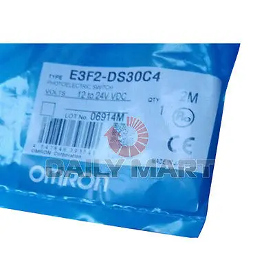 

DHL/EMS 2 LOTS New OMRON E3F2-DS30C4 Diffuse Reflective Proximity Switch Sensor