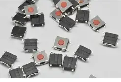 1000 шт./лот 6*6*2.5 мм SMD переключатель 4 футов водонепроницаемый медной красная голова 6x6X2.5