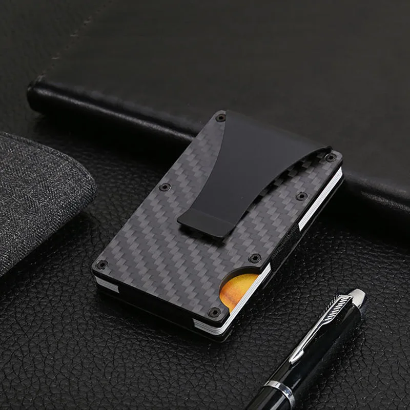 Мужской женский кредитный держатель для карт анти защита блокировка Rfid кошелек
