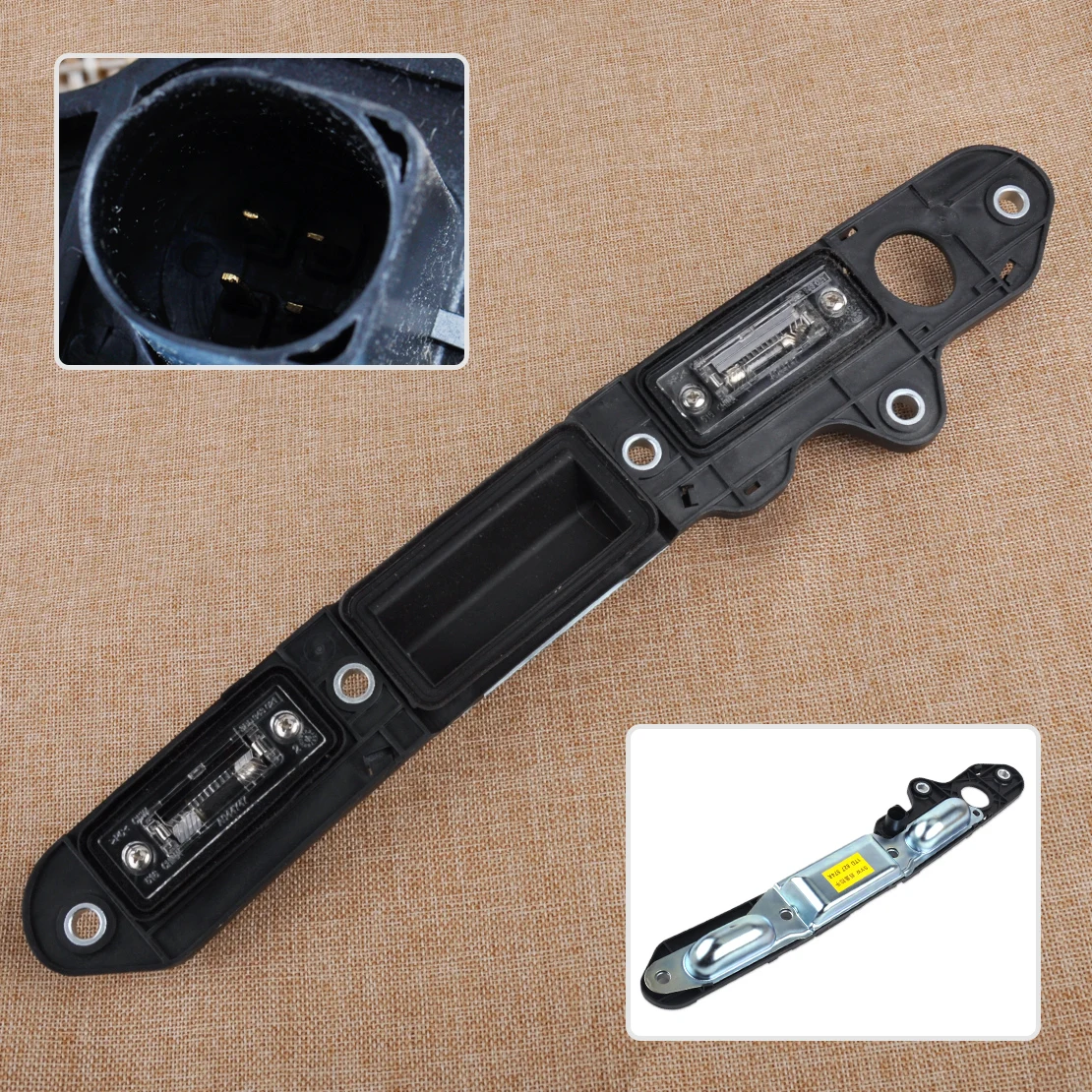 CITALL 1T0827574L 1TD827574A Rear Tailgate Trunk Lid Handle w License Plate font b Lamp b font