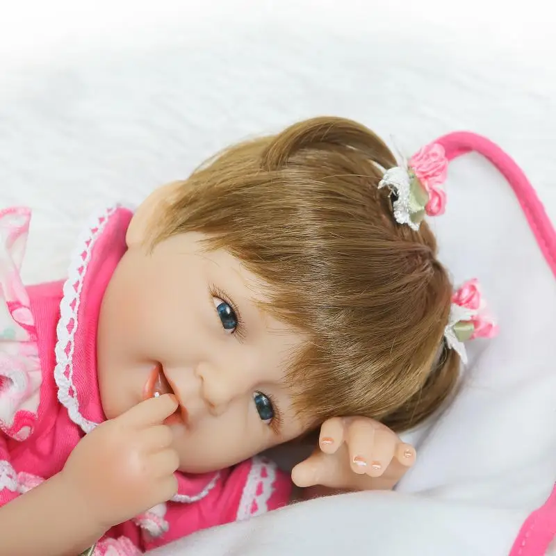 Silicone Bebe Reborn Realista Reborn Baby Doll Kids Playmate Gift 42 Cm Doll Reborn Lenka Creations Reborn Dolls