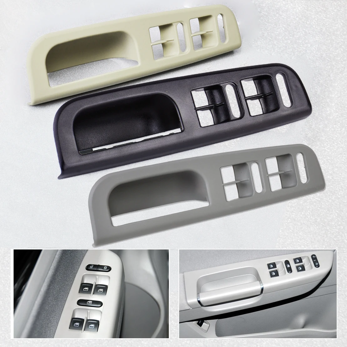 

DWCX Car Door Window Switch Control Panel Bezel 3B1867171E for VW Volkswagen Passat B5 Jetta Bora Golf MK4 1999 - 2002 2003 2004