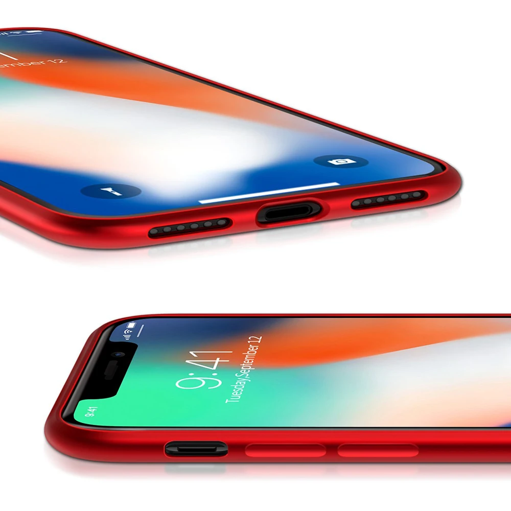 Portefeuille For iPhone X Case Ultra Thin Soft Shell TPU Protective Matte Back Cover Case for Apple iPhone 8 Plus 7 6 6s 10 Capa (5)