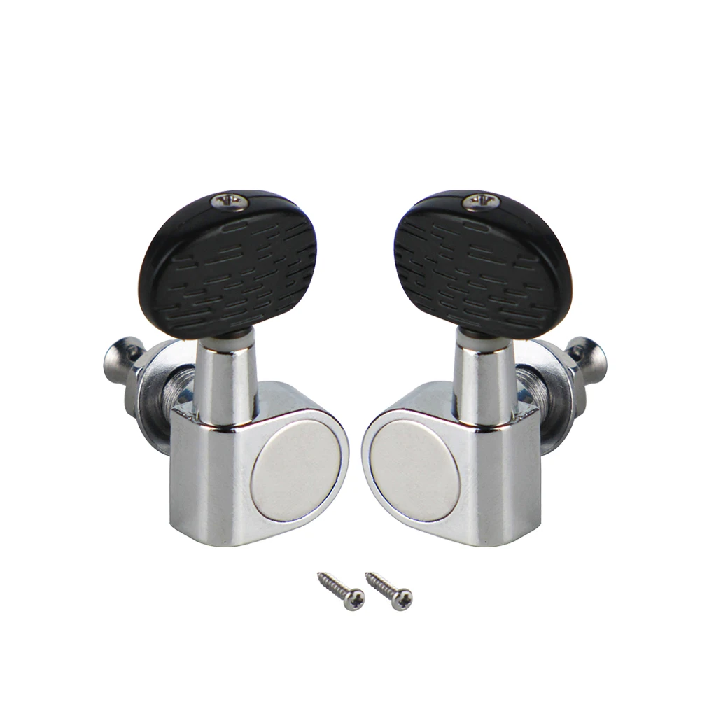 

FLEOR 2pcs Sealed Acoustic Electric Guitar Tuners Machines Heads Tuning Pegs Keys 1L1R Guitar Parts Multi Colors Choose