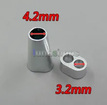 LN005993 Full Metal Headphone Cable Audio Y Splitter Slide Adapter For DIY Custom Cable Dia 3 2mm 4 2mm
